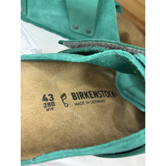 Birkenstock Uji Nubuck Suede Leather Sandal Green EU 43 US 10 (Mens) NWT $150 main image 7